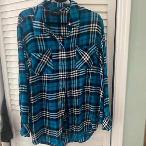 Tops | Lane Bryant Plaid Shirt | Poshmark